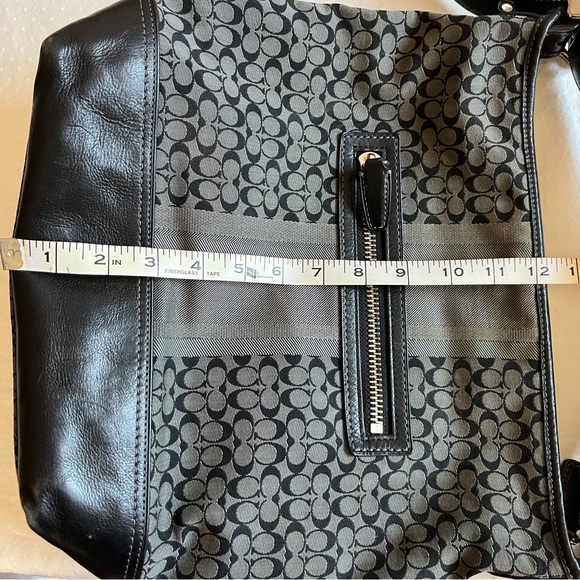 Coach leather and fabric bag - Picture 13 of 13